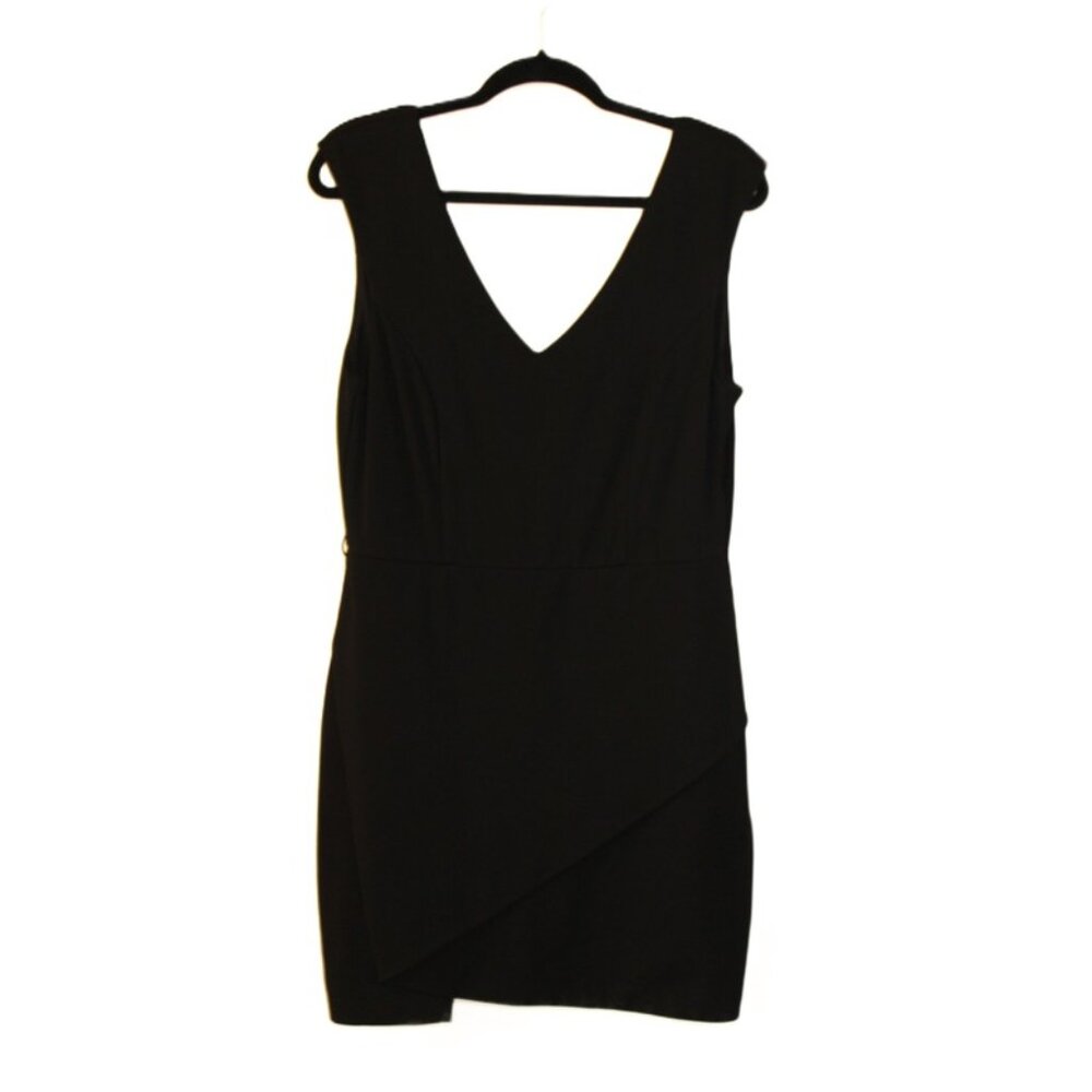 EVER NEW Sleeveless Layered Pencil/Cocktail Midi Dress Black Size 12